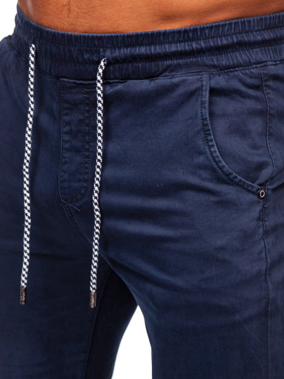 Herr Bomulls Joggers Marinblå Bolf KA6792