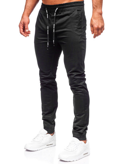 Herr Bomulls Joggers Svart Bolf KA6078