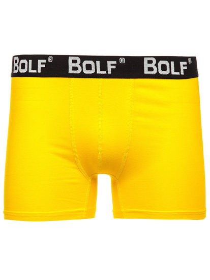 Herr Boxershorts Gul-Neon Bolf 0953-2P 2 PACK