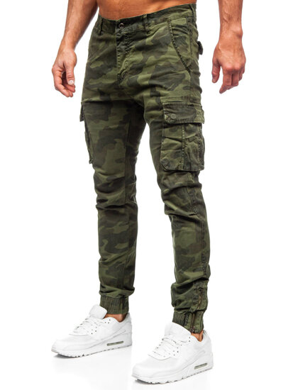 Herr Camo Cargo-joggers Khaki Bolf 2232