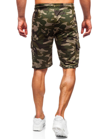 Herr Camo Cargo-shorts Grön Bolf JX875