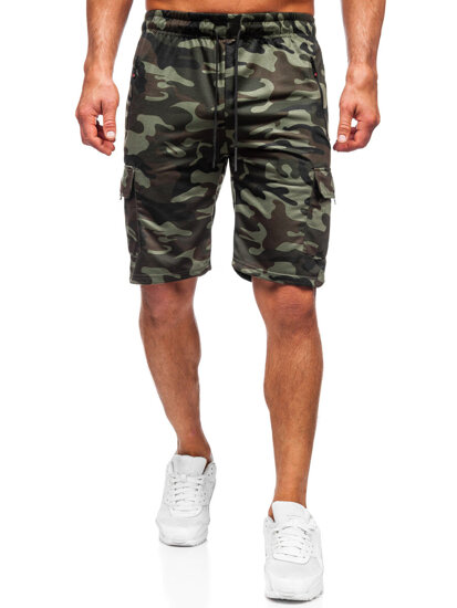 Herr Camo Cargo-shorts Khaki Bolf JX875