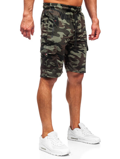 Herr Camo Cargo-shorts Khaki Bolf JX875