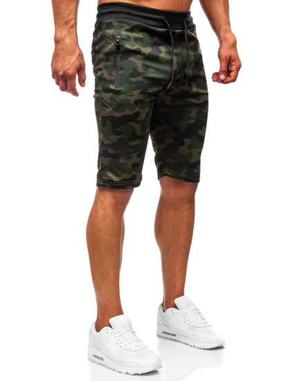 Herr Camo Mjukisshorts Kaki Bolf HL9217