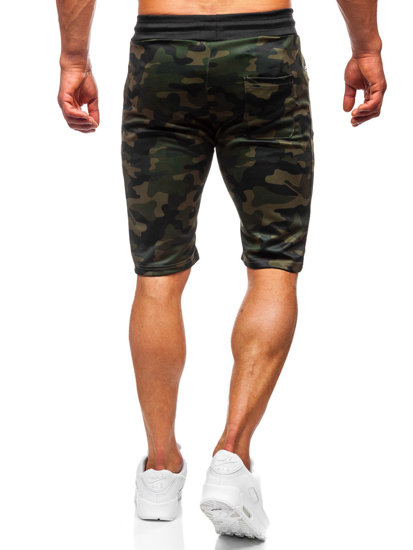 Herr Camo Mjukisshorts Kaki Bolf HL9217