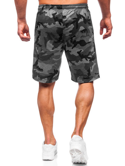 Herr Camo Shorts Grafitgrå Bolf 8K283