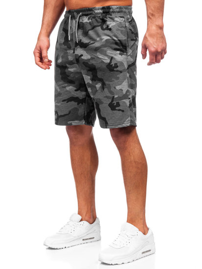 Herr Camo Shorts Grafitgrå Bolf 8K283