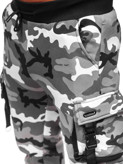 Herr Camo cargo-joggers Grå Bolf HSS125