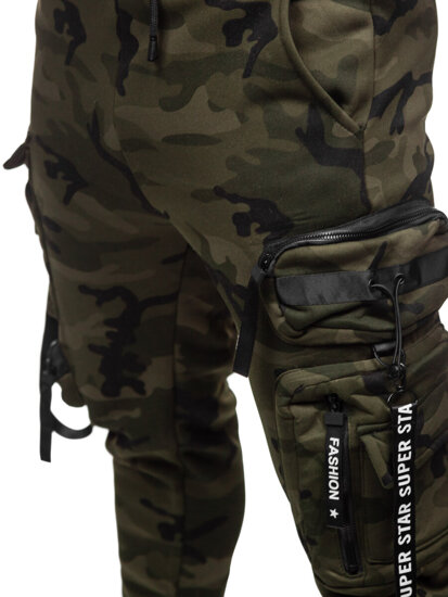 Herr Camo cargo-joggers Grön Bolf HSS107