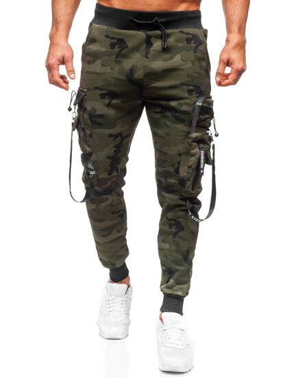 Herr Camo cargo-joggers Grön Bolf HSS107