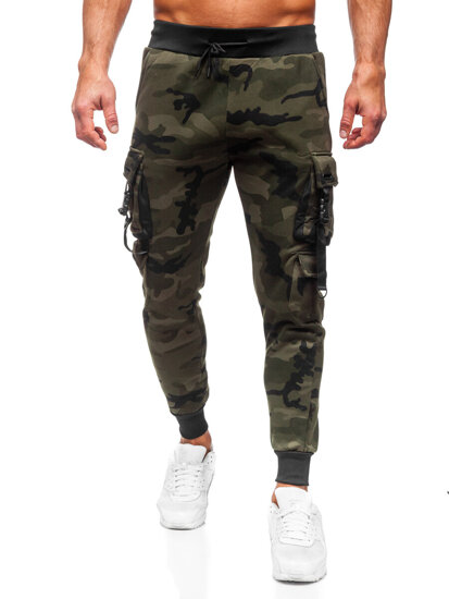 Herr Camo cargo-joggers Grön Bolf HSS125