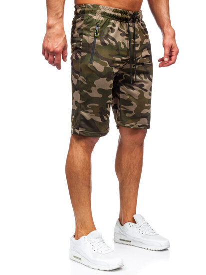 Herr Camo-shorts Grön Bolf JX873