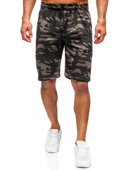 Herr Camo-shorts Mörkgrön Bolf JX862