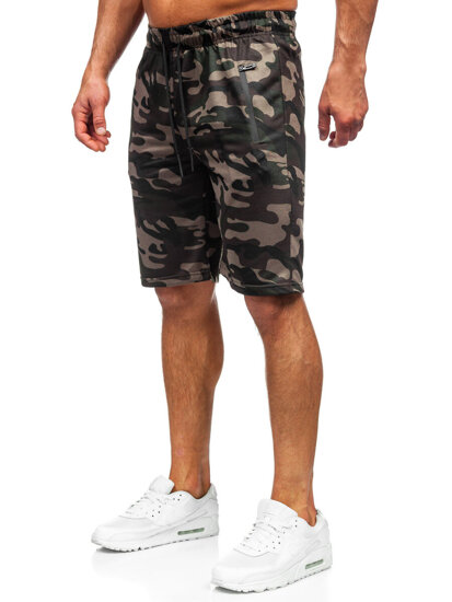 Herr Camo-shorts Mörkgrön Bolf JX862