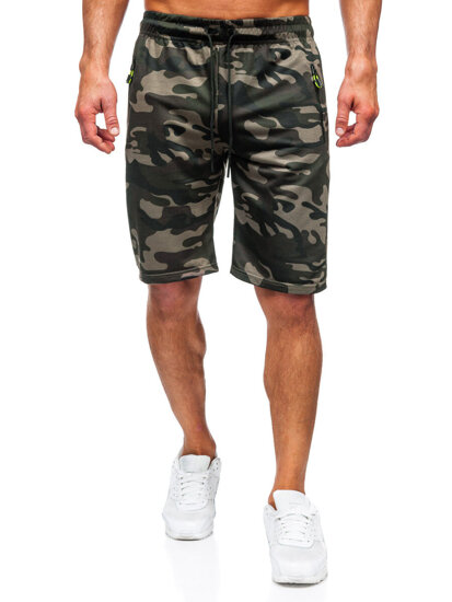 Herr Camo-shorts Mörkgrön Bolf JX873