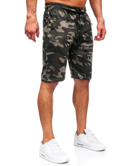 Herr Camo-shorts Mörkgrön Bolf JX873