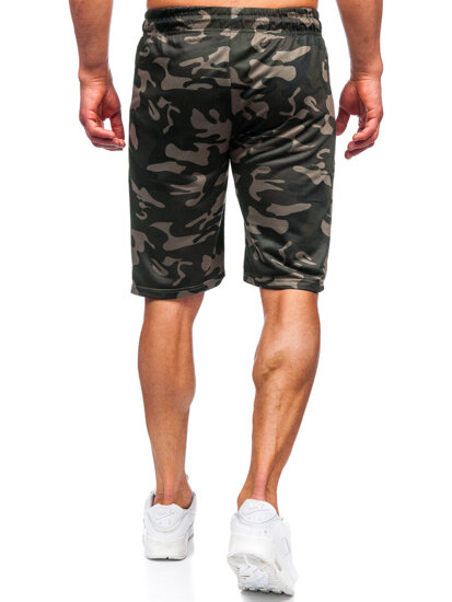 Herr Camo-shorts Mörkgrön Bolf JX873