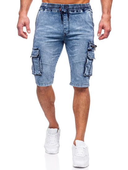 Herr Cargo Jeansshorts Blå Bolf HY816