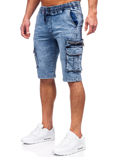 Herr Cargo Jeansshorts Blå Bolf HY816