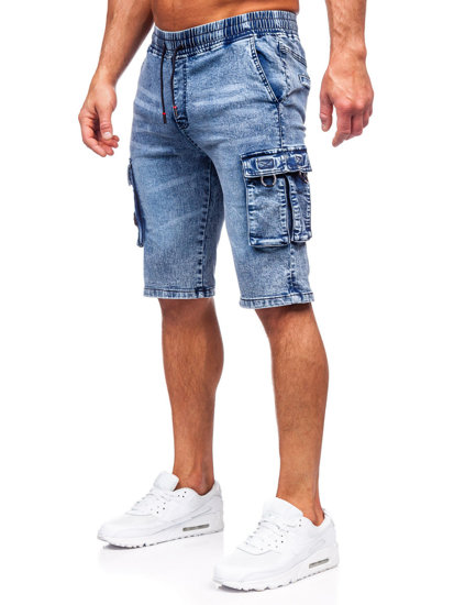 Herr Cargo Jeansshorts Blå Bolf HY818