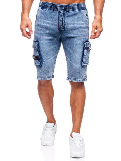 Herr Cargo Jeansshorts Blå Bolf HY818