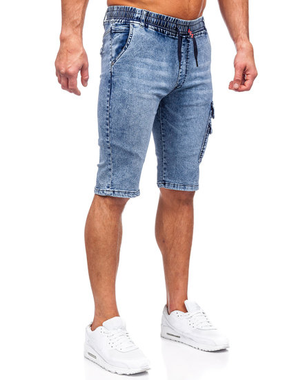 Herr Cargo Jeansshorts Blå Bolf HY820