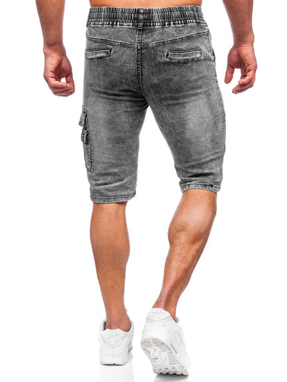 Herr Cargo Jeansshorts Svart Bolf HY820