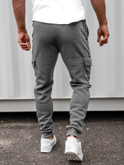 Herr Cargo Joggersweatpants Grå Bolf JX8715B