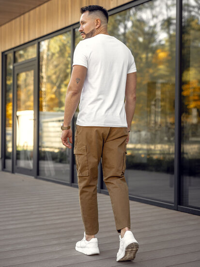 Herr Cargo Pants Brun Bolf 77323