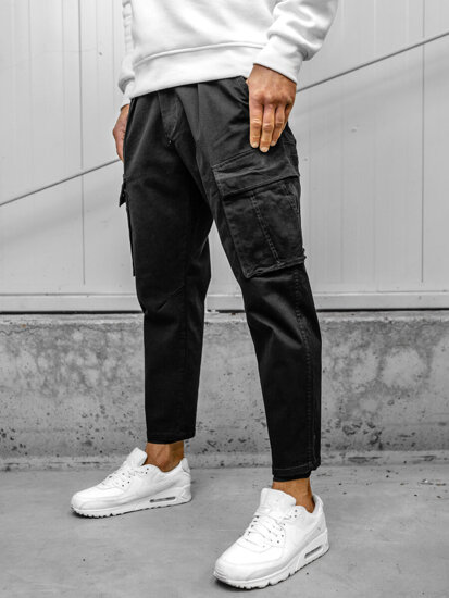 Herr Cargo Pants Svart Bolf 77323A