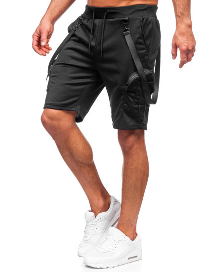 Herr Cargo Shorts Svart Bolf HS7179