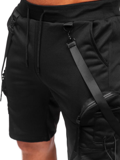 Herr Cargo Shorts Svart Bolf HS7179