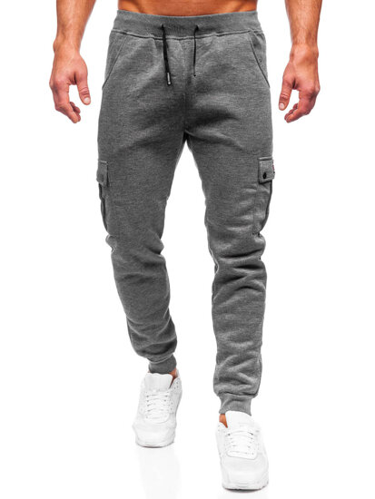 Herr Cargo-joggers Grå Bolf HY-809