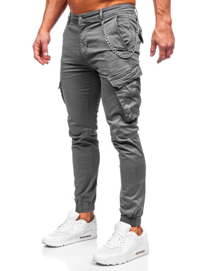 Herr Cargo-joggers Grå Bolf SK850