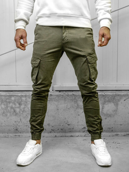 Herr Cargo-joggers Khaki Bolf 77322A