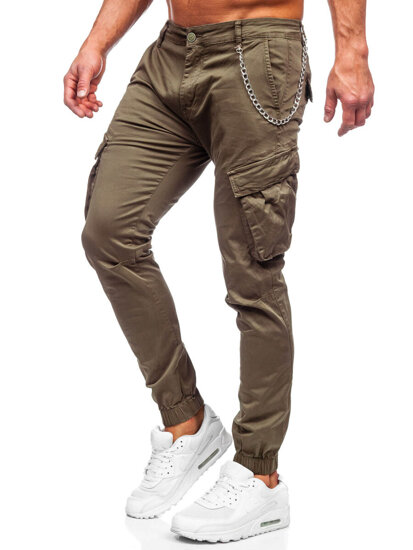 Herr Cargo-joggers Khaki Bolf SK850