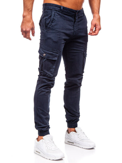 Herr Cargo-joggers Marinblå Bolf JM5502