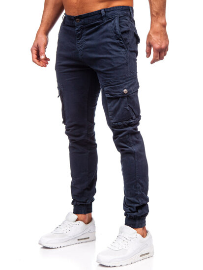 Herr Cargo-joggers Marinblå Bolf JM5502