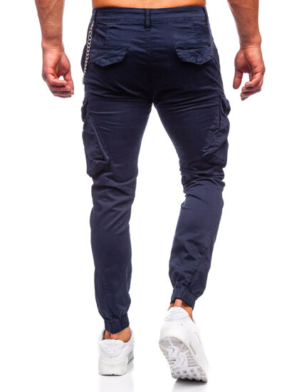 Herr Cargo-joggers Marinblå Bolf SK850