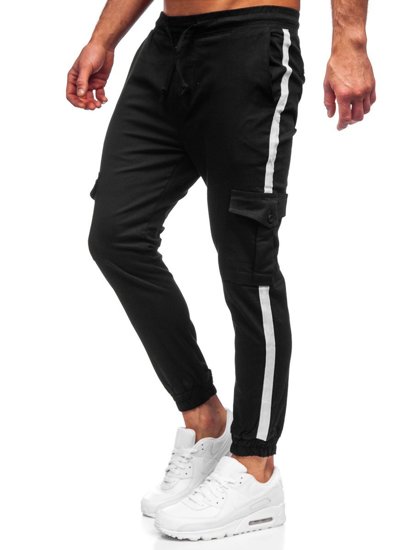 Herr Cargo-joggers Svart Bolf 0012