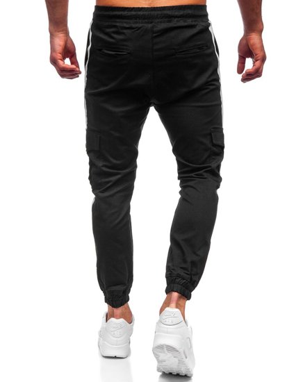 Herr Cargo-joggers Svart Bolf 0012