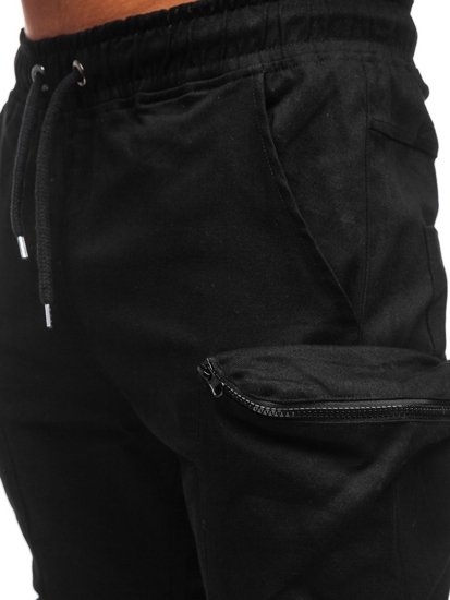 Herr Cargo-joggers Svart Bolf 0475