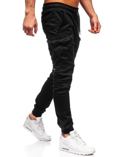 Herr Cargo-joggers Svart Bolf 0475