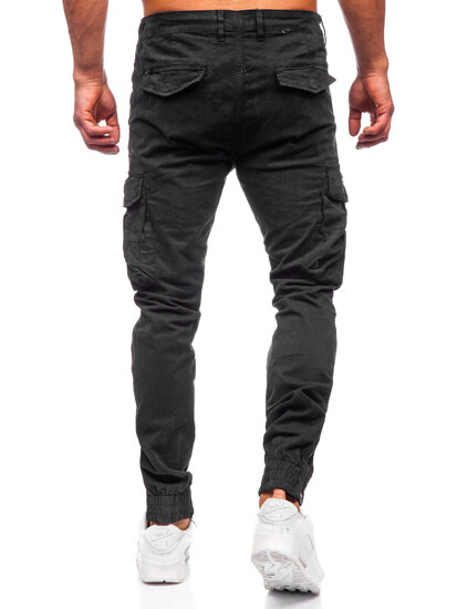 Herr Cargo-joggers Svart Bolf 2233