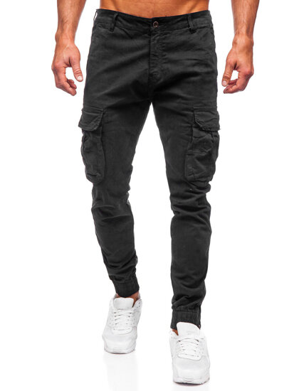 Herr Cargo-joggers Svart Bolf 2233