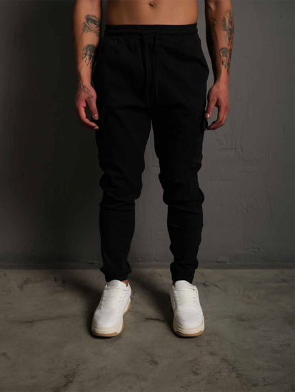 Herr Cargo-joggers Svart Bolf 384