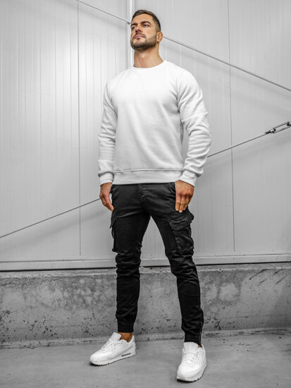 Herr Cargo-joggers Svart Bolf 77322A