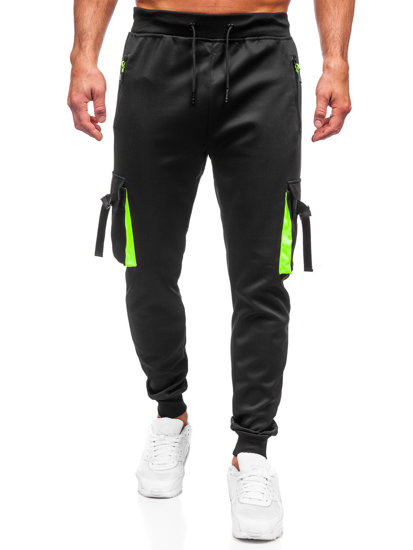 Herr Cargo-joggers Svart Bolf 8K1116