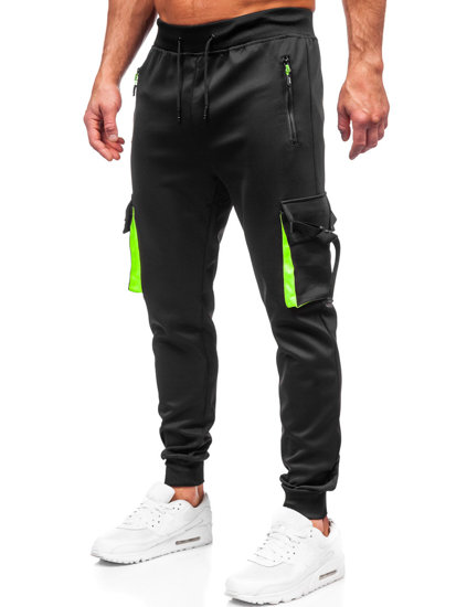 Herr Cargo-joggers Svart Bolf 8K1116