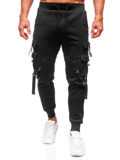 Herr Cargo-joggers Svart Bolf HSS015